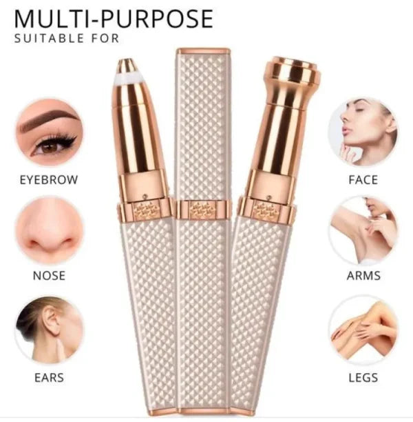 2 In 1 Flawless Facial Hair Removal | USB Chargeable