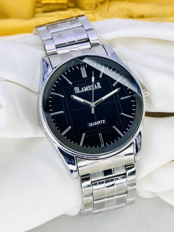 Aa1 Slamstar Silver Watch Quartz Watch